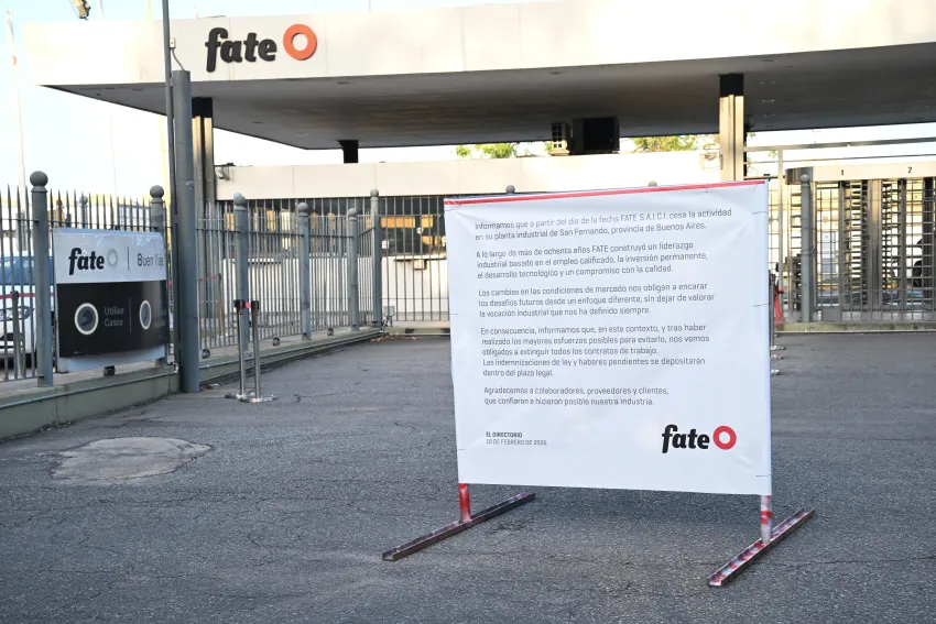 El Gobierno de Milei estudia el caso de Fate: “Es culpa de los sindicatos”